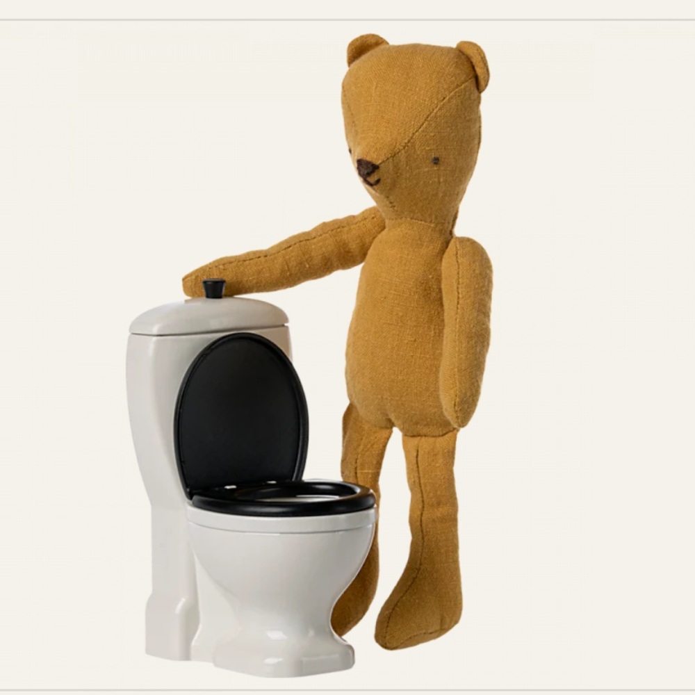 NEW Maileg Miniature Toilet for Size 1 & 2 Teddy, Bunny, & Rabbit